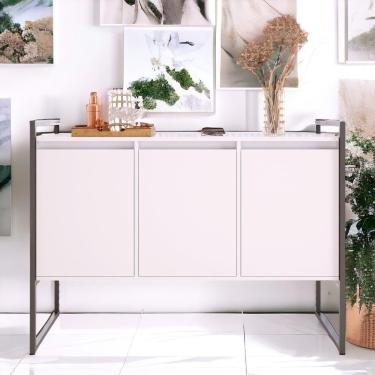 Imagem de Buffet Para Sala Industrial Manila Branco