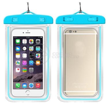 Imagem de Capa Bolsa A Prova Dágua Impermeável Universal Para Azul