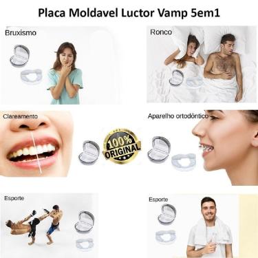 Imagem de Aparelho Anti Bruxismo Clareamento Dental Anti Ronco- 5Em1