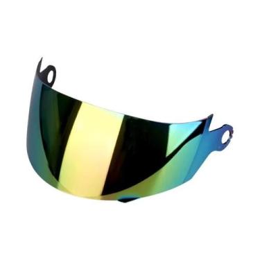 Imagem de Lentes Transparentes Pretas E Prateadas Para Capacete De Motocicleta U