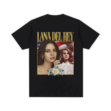 Imagem de Camiseta Feminina Vintage Lana Del Rey Ultraviolence Hip Hop Streetwea
