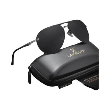 Imagem de Óculos De Sol Polarizados UV400 Para Homens KINGSEVEN Com Armação De A