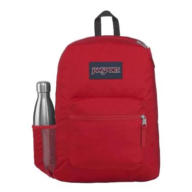 Imagem de Mochila JanSport Cross Town Red Tape Vermelha-Masculino