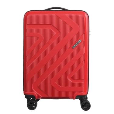 Imagem de Mala de Bordo Pequena para Viagem Polipropileno American Tourister Camboriu Tsa Rodas 360º Vermelha-Unissex
