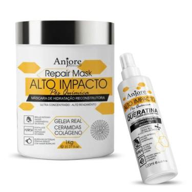 Imagem de Cronograma Capilar Reconstrução e Recuperação Imediata Máscara Teia e 