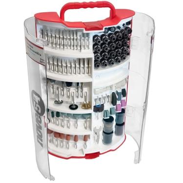 Imagem de Jogo Acessórios Para Micro Retífica 257 Peças Super Completo