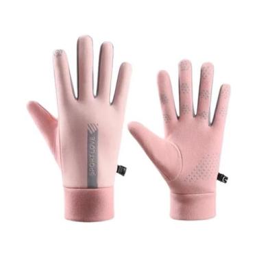 Imagem de Luvas De Esqui Femininas Para Inverno Com Tela Sensível Ao Toque, Quen