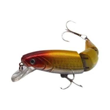 Imagem de Isca Artificial Rígida Para Robalo Com Olhos 3D, Crankbaits, Minnow, S
