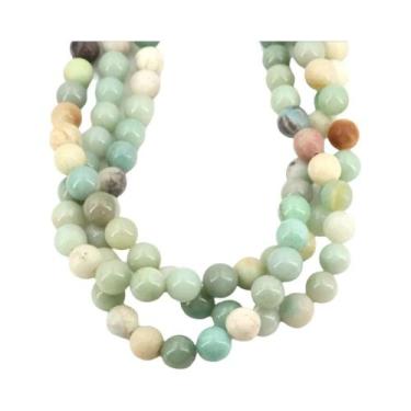 Imagem de Contas De Pedra Natural De Quartzo Transparente Redondas Soltas, Fio D