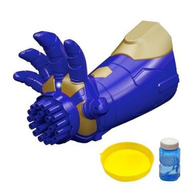 Imagem de Lança Bolhas Metalhand Mão 21 Furos Art Brink, Azul