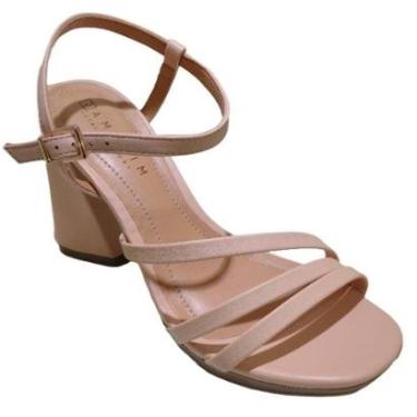 Imagem de Sandalia Salto Grosso Casual Feminina Ramarim 59203-Feminino
