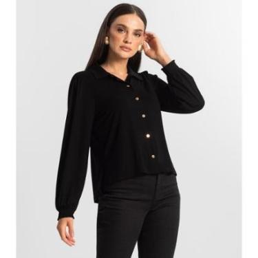 Imagem de Camisa Feminina Manga Longa Endless Preto-Feminino