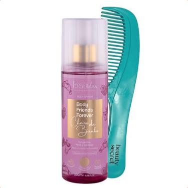 Imagem de Kit Body Splash Banho Forever Liss 200ml e Pente Beauty