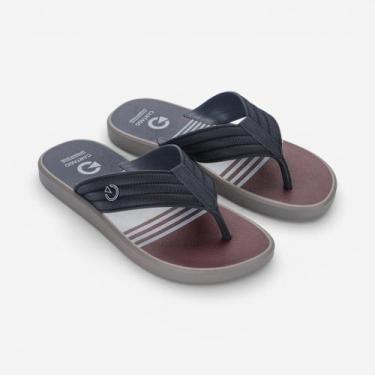Imagem de Chinelo Cartago Montreal Masculino Cinza, Cinza, Basalto, Bordô, 42