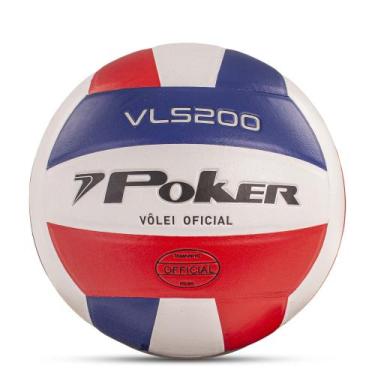 Imagem de Bola de Vôlei Semi Profissional VLS 200 05840 - Poker, Br, Az, Vm