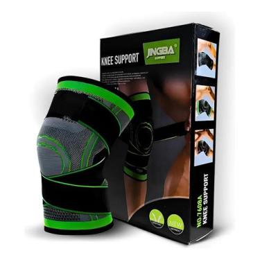 Imagem de Joelheira De Compressão Estabilidade Bandagem Ajustável Tamanho Único 