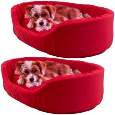 Imagem de 2x Cama Europa Pet Grande para Cachorros Gatos com Almofada - Supri Pe