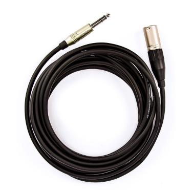 Imagem de Cabo De Microfone P10 Estereo Para Xlr Macho, Amphenol - 5 Metros