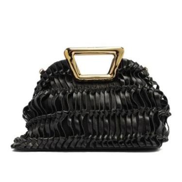 Imagem de Bolsa Tiracolo Couro Média Alça Metal Lançamento Arezzo-Feminino