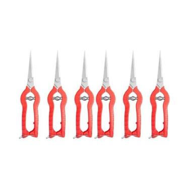 Imagem de Tesoura De Poda Para Jardim Com Cabo Antiderrapante Para Podar Árvores