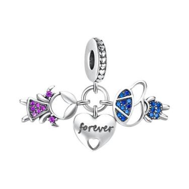 Imagem de Pingente Árvore Genealógica Prata 925 Charm Mãe Pai Amor Eterno Para P