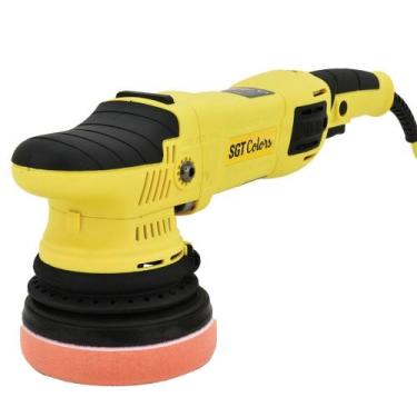 Imagem de Politriz Roto Orbital 5" 1.050W Color Amarelo - SGT-5118 (220V) - Sigm