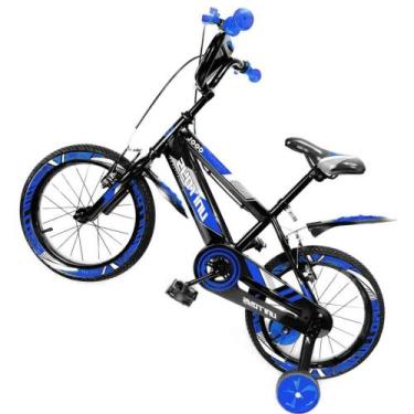 Imagem de Bicicleta Infantil Aro 16 com Rodinhas, Freio VBrake e Protetor de Cor