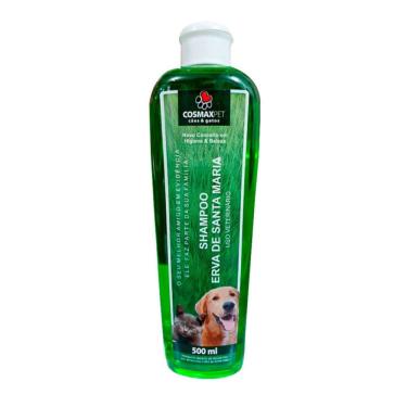 Imagem de Shampoo Erva de Santa Maria Cosmax Pet para Cães e Gatos 500ml