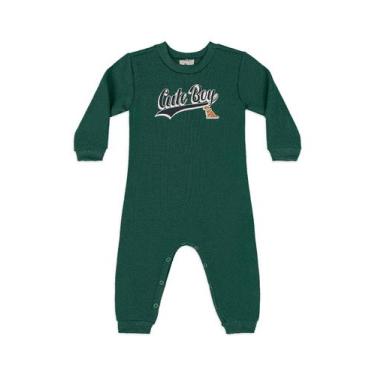 Imagem de Macacão Cute Boy Bebê Matelassê Quimby, Verde