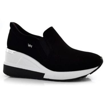 Imagem de Tênis Anabela Feminino Via Marte 046-002-01, Preto, 35
