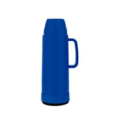 Imagem de Garrafa Térmica Mor Use Azul 1 Litro - 544469