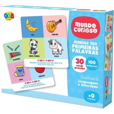 Imagem de Brinquedo Pedagógico Minhas 100 Primeiras Palavras - GGB PLAST