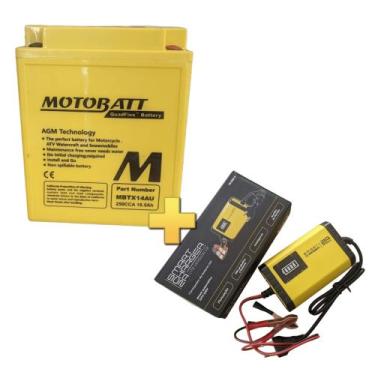 Imagem de Bateria Honda Cb750 Cbx750 F Agm Motobatt Mbtx14au 16,5ah + Brinde Car