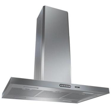 Imagem de Coifa Ilha 90cm Retangular Fogatti Inox 110v, 110V