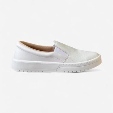 Imagem de Tênis Moleca Slip On Casual Feminino Branco, Branco, 35