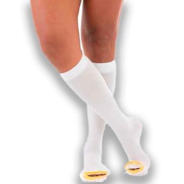 Imagem de Meia Compressao Anti Trombo ESTERIL 18mmhg Venosan 3/4 Pé Aberto,  M -