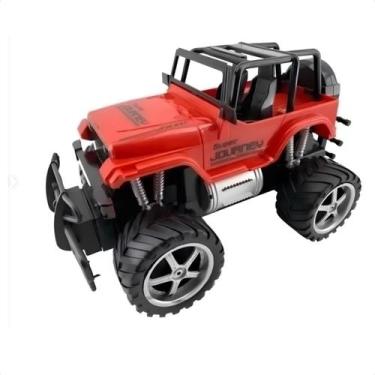 Imagem de Brinquedo Carrinho De Controle Remoto Infantil Jepp Divertido, Vermelh