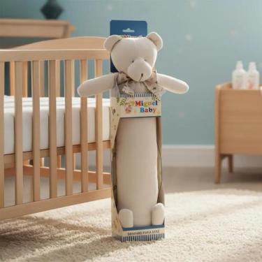 Imagem de Soninho Rolinho Bebê Fofinho 60cm Pelúcia Antialérgica - Brinquedo e T