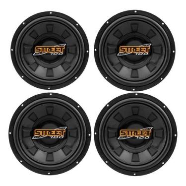 Imagem de Kit 4 alto falante spyder subwoofer 12 pol street 200w rms 4 ohms core