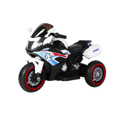 Imagem de Mini Moto Elétrica Infantil Esportiva Bateria Recarregável Bivolt Branco Unitoys