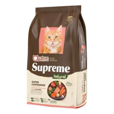Imagem de Quatree supreme gatos castrados salmao 2,5kg