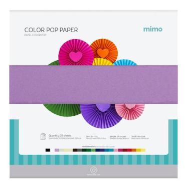 Imagem de Papel Color Pop Roxo Candy Mimo - 30,5 x 30,5 cm - 180 gr - 25 unds