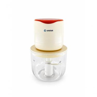 Imagem de Mini Processador de Alimentos UD119 Picar Aço Inox Recarregável USB 0,6L para Cozinha ONISTEK