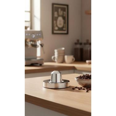 Imagem de Cápsula Reutilizável de Aço Inox para Café - 1 Unidade - Congratulatio
