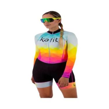 Imagem de Conjunto De Ciclismo De Competição KAFITTA Little Monkey De Manga Long