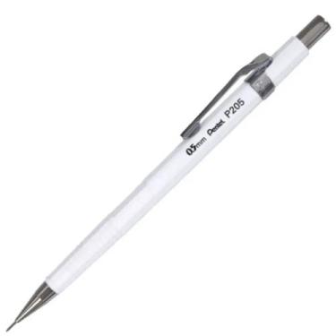 Imagem de Lapiseira Tecnica Pentel Branca 0,5 Sharp P205-Wpb