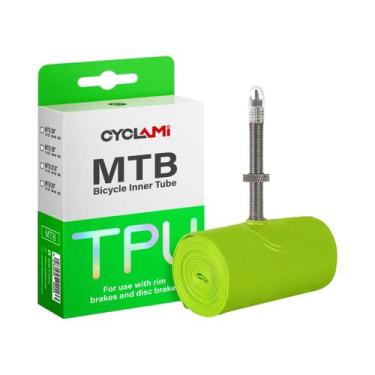 Imagem de Câmara De Ar Ultraleve Em TPU Para Bicicleta Com Válvula Presta De Met