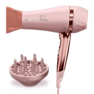 Imagem de Secador De Cabelos Britânia Bsc21a Linha Viih Tube Rosa Bivolt, Bivolt