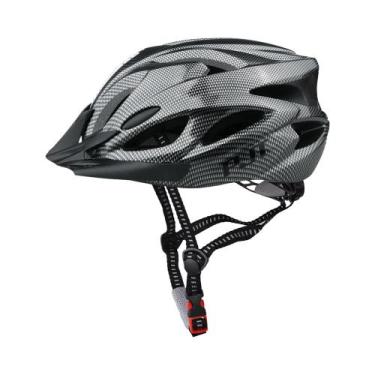 Imagem de Capacete De Bicicleta Unissex Leve E Oco Com Forro Confortável Para Ci