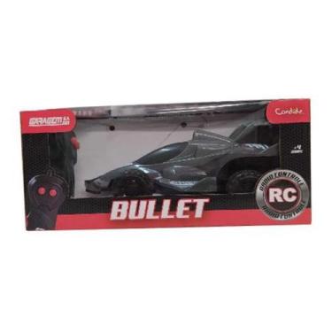 Imagem de Carrinho de Controle Remoto Bullet Garagem SA Candide, Cinza